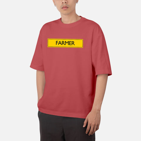 Farmer Oversized T Shirt