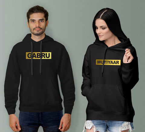 Gabru Mutiyar Couple Hoodies