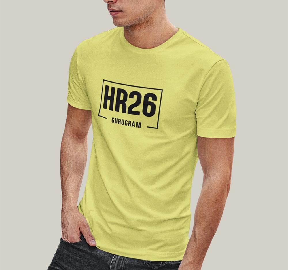 HR 26 Gurugram Haryana RTO T Shirt