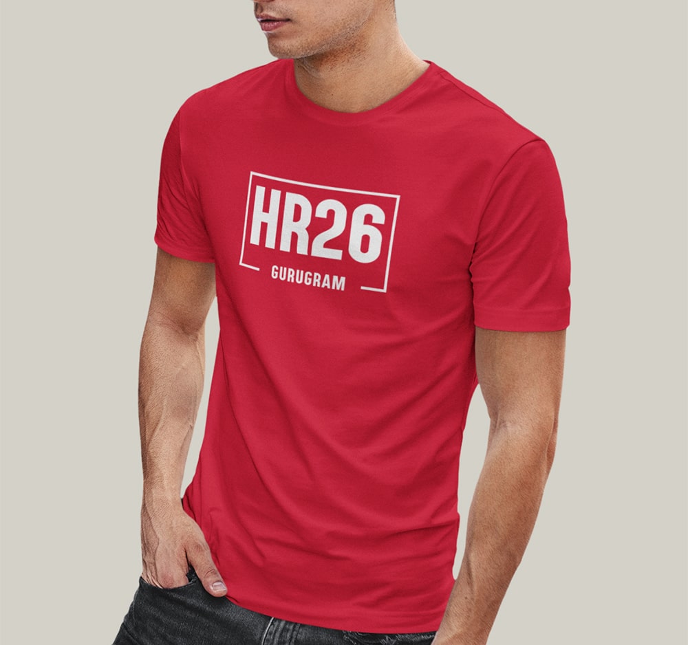 HR 26 Gurugram Haryana RTO T Shirt