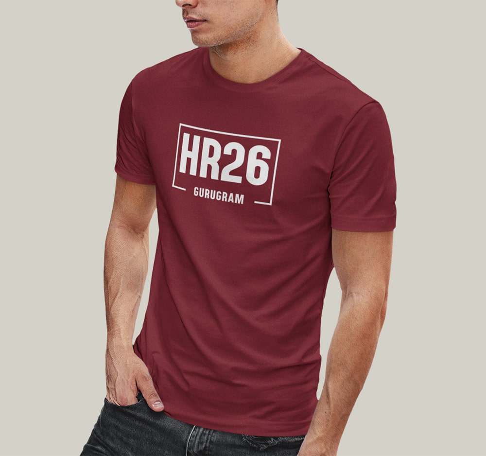 HR 26 Gurugram Haryana RTO T Shirt