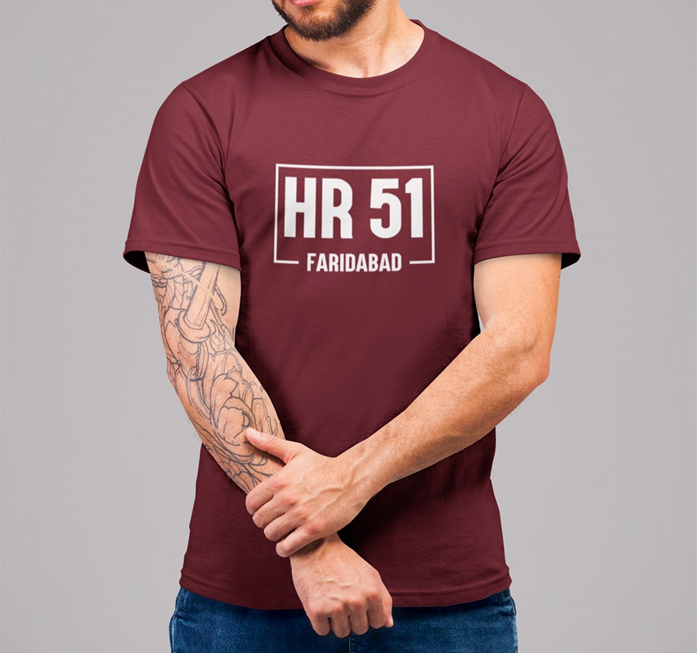 Faridabad HR 51 Haryana RTO T Shirt