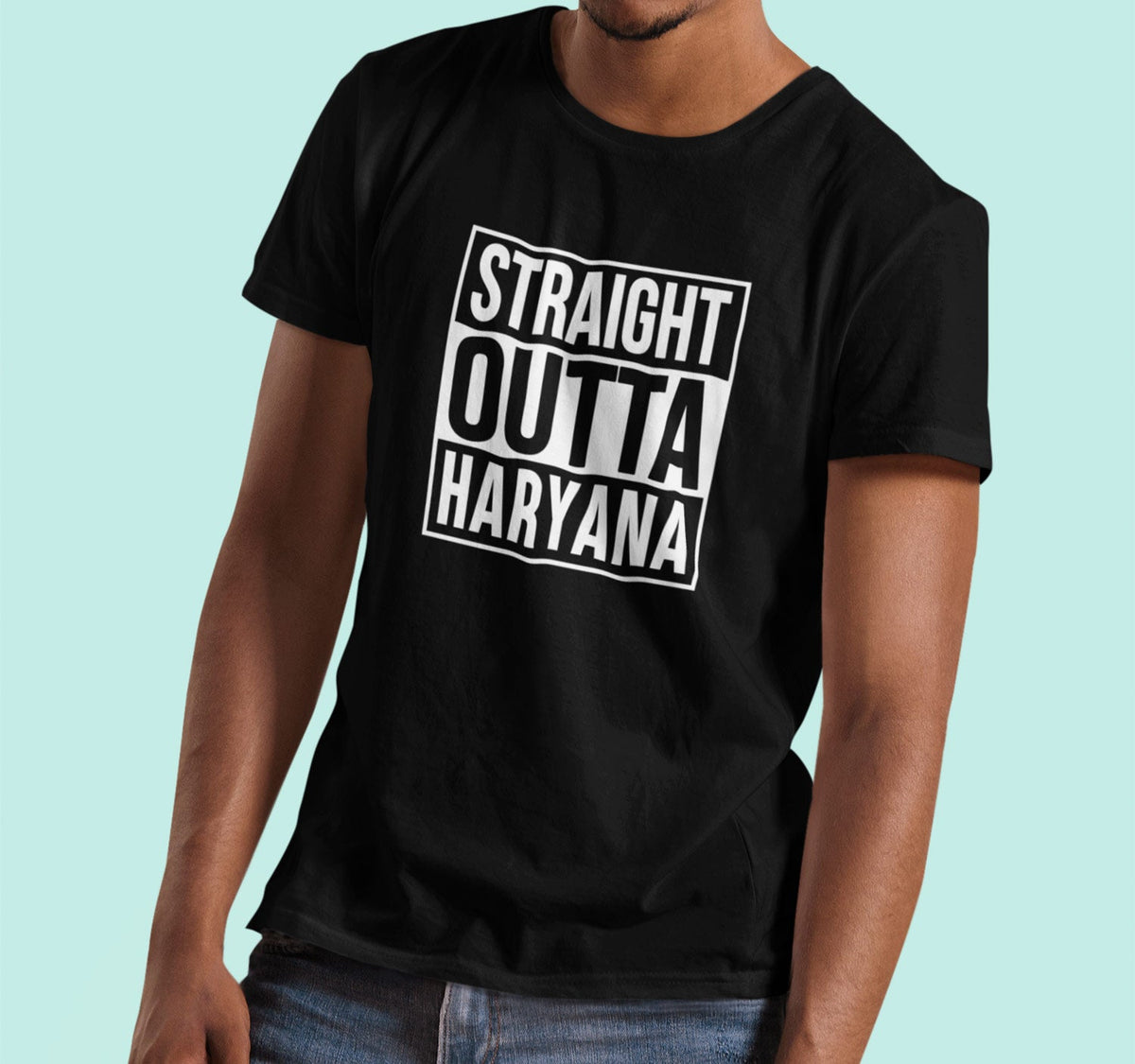 Straight Outta Haryana T Shirt