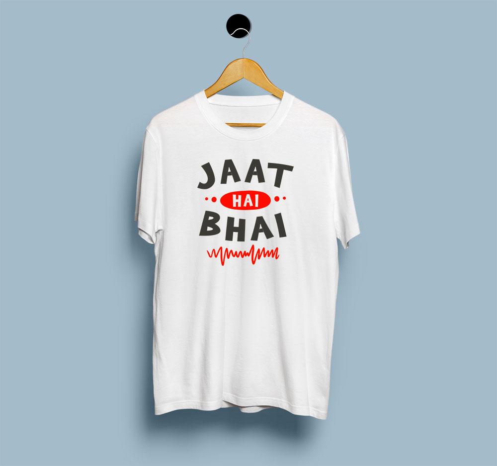 Jaat Hai Bhai Haryana T Shirt