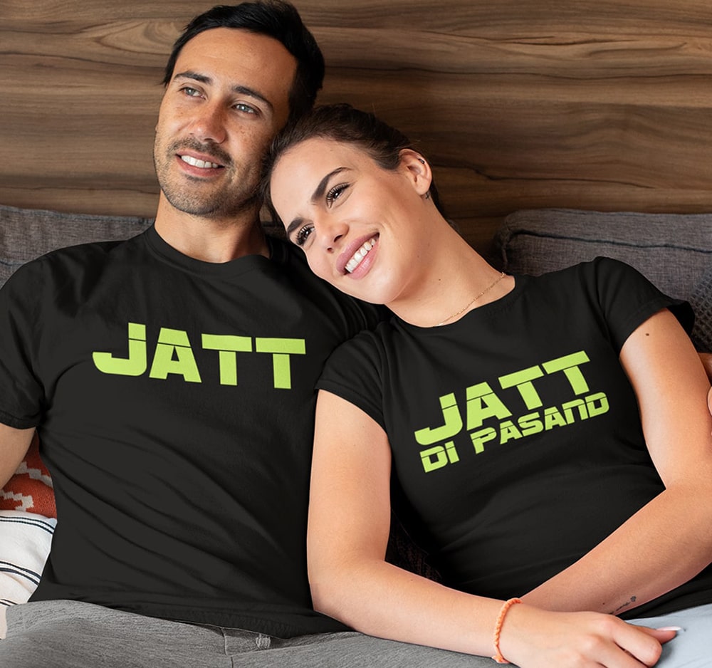 Jatt Di Pasand Couple T Shirts