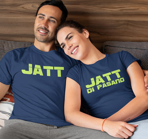 Jatt Di Pasand Couple T Shirts