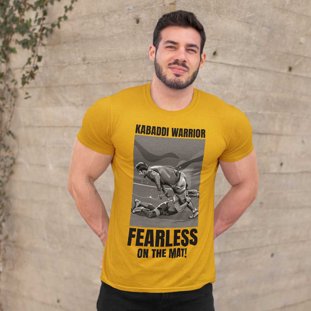 Kabaddi Warrior Fearless - Men T Shirt