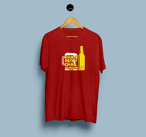 Khate Petey Ghar Se Hoon Haryana T-Shirt