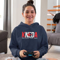 Kneda Women Punjabi Blue Hoodie