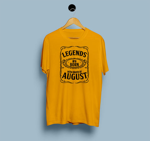 Legends Are Born In August - Men T Shirt