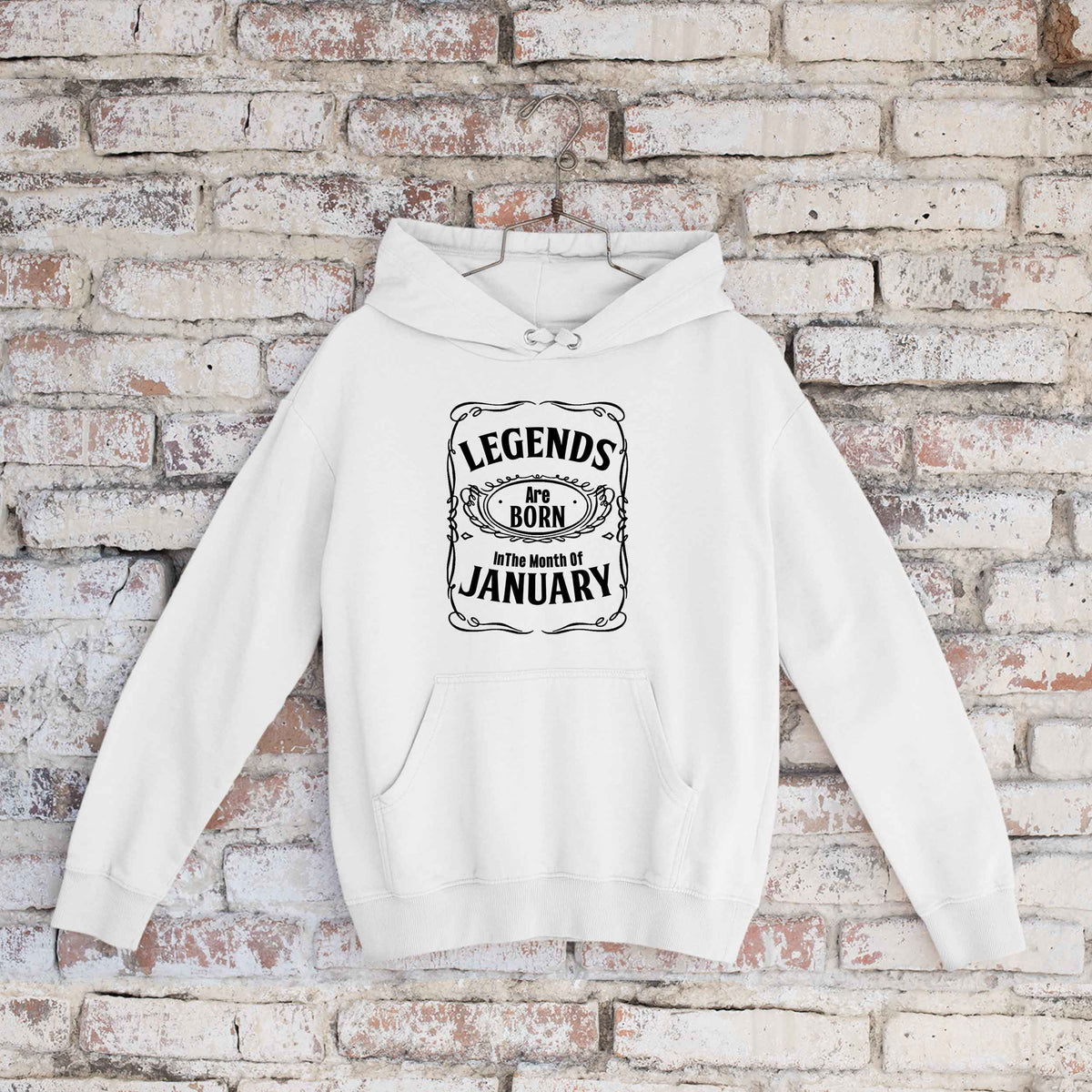 Legends Are Born In January - Men Hoodie