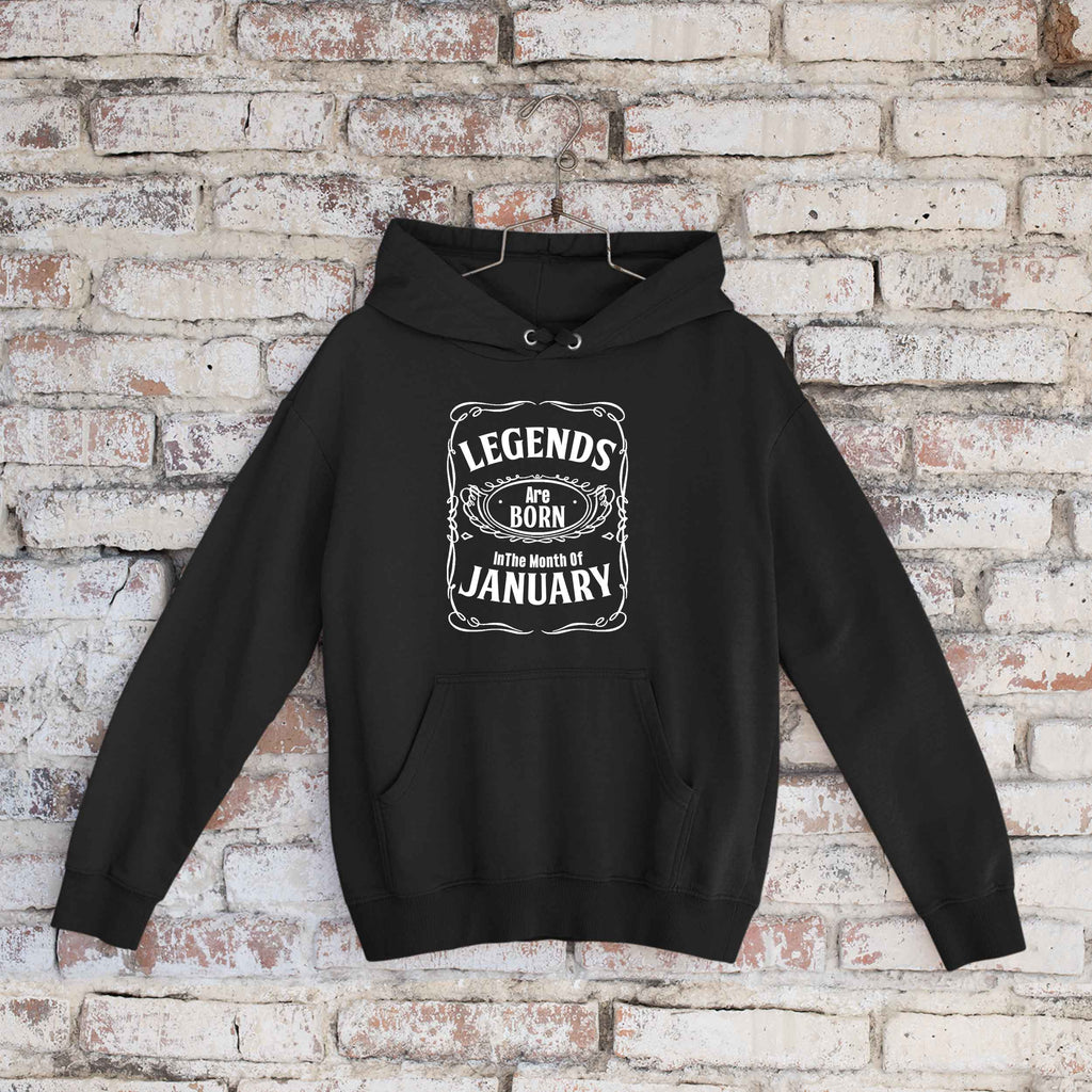 Legends Are Born In January - Men Hoodie