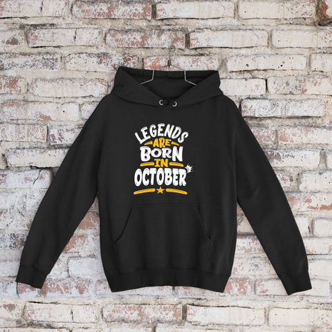 Legends Are Born In October - Men Hoodie