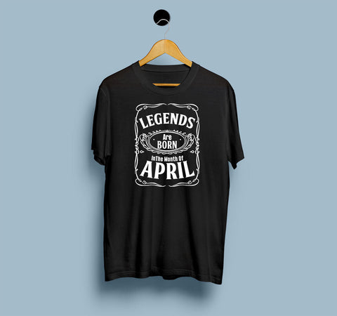 Legends Are Born In April - Men T Shirt