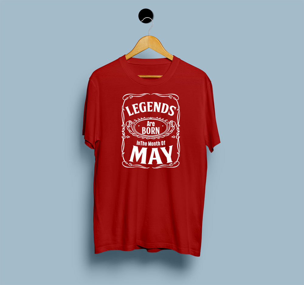 Legends Are Born In May - Men T Shirt