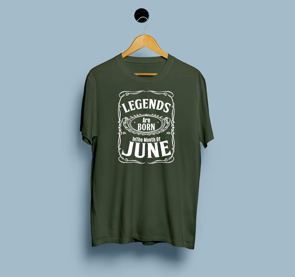 Legends Are Born In June - Men T Shirt