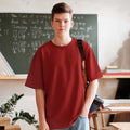Maroon Oversized T Shirt For Men