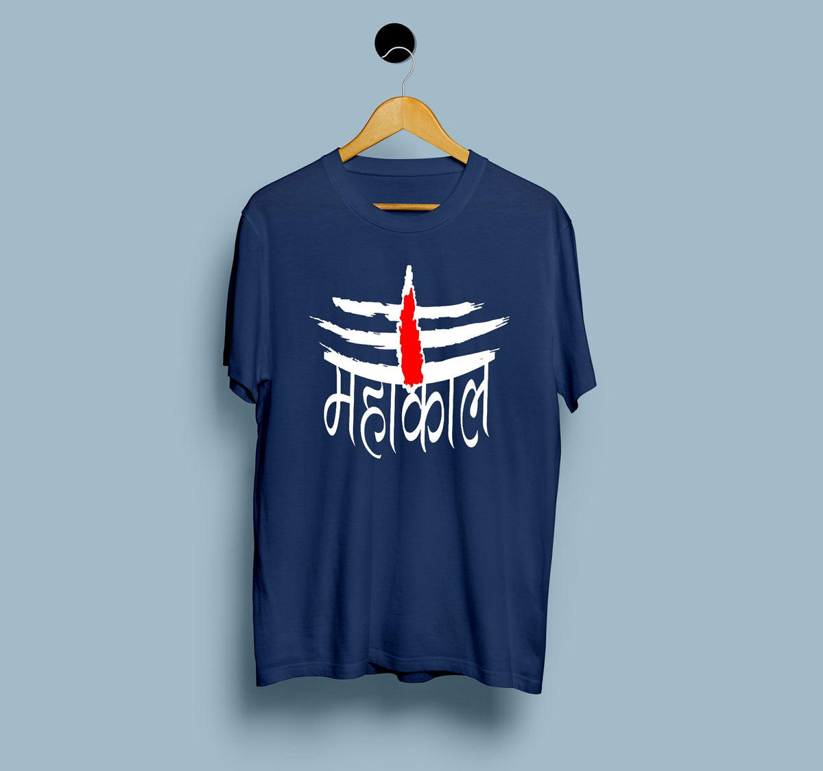 mahakal navy blue t shirt