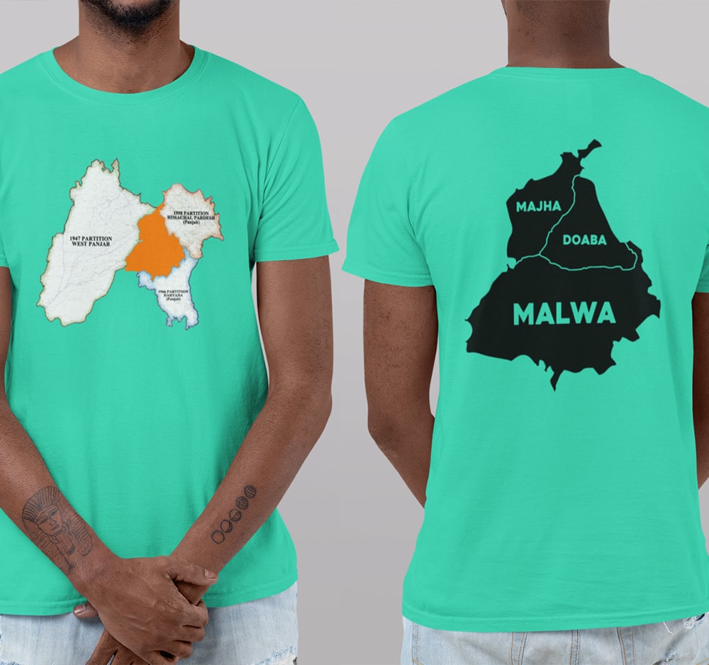 Majha Doaba Malwa Punjabi T Shirt