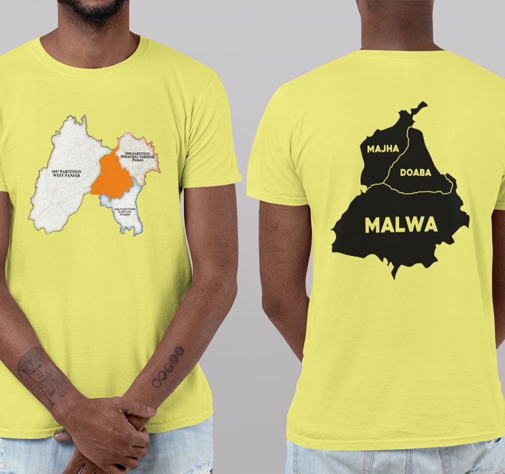 Majha Doaba Malwa Punjabi T Shirt