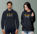 brown munda kudi couple hoodies
