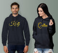 King Queen Couple Hoodies