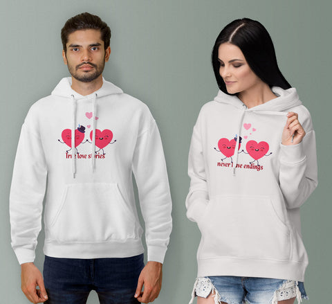 True Love Stories Never Have Endings Couple Hoodies