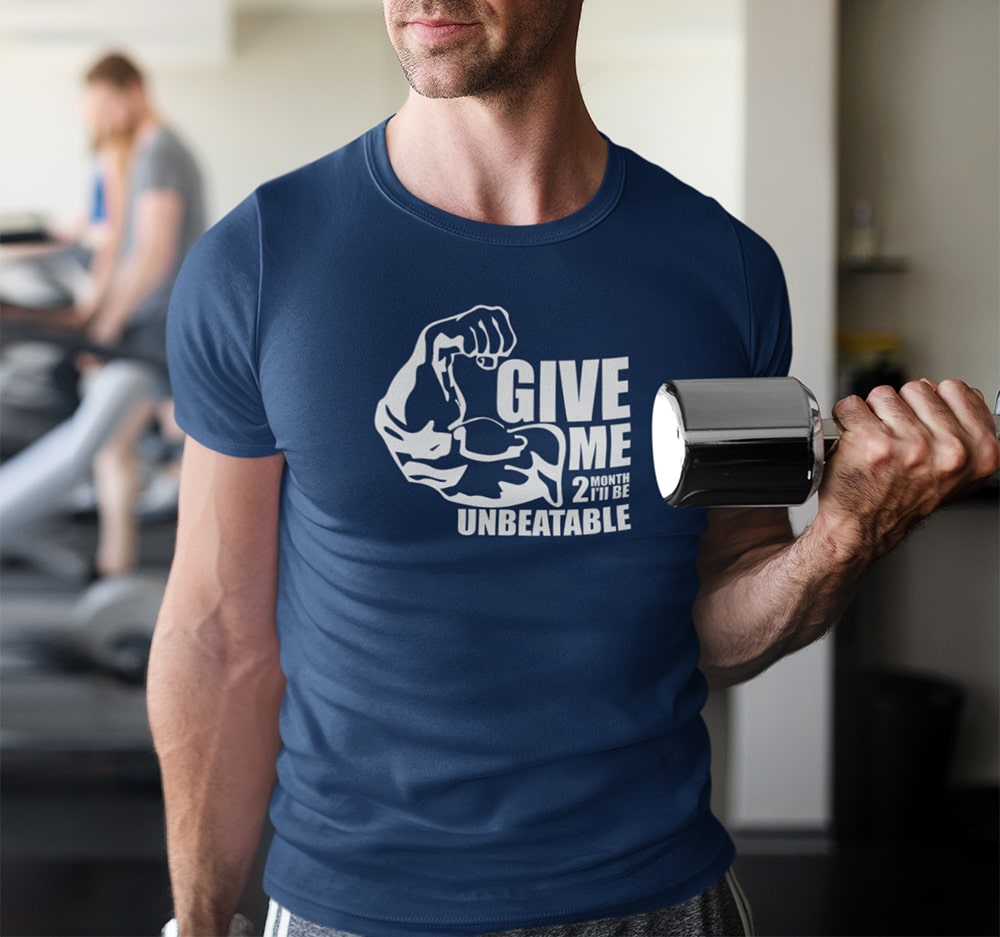 Give Me 2 Month Gym T Shirt For Men