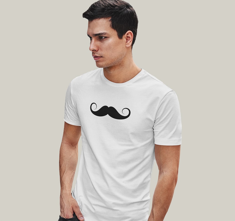 Mustache - Men Punjabi T Shirt