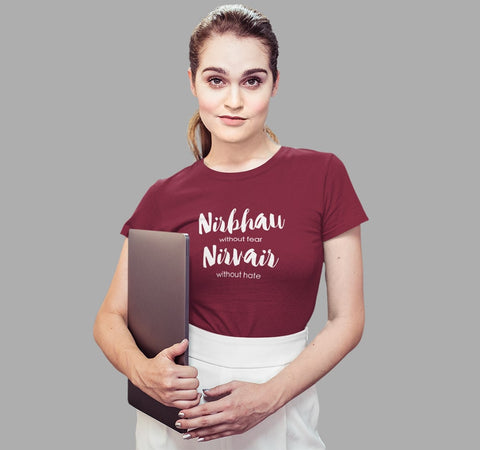 nirbhau nirvair t shirt