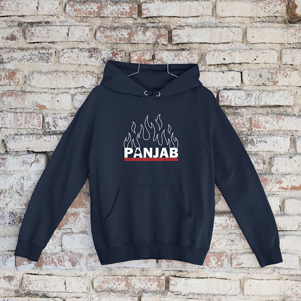 Punjab Fire Men Punjabi Hoodie