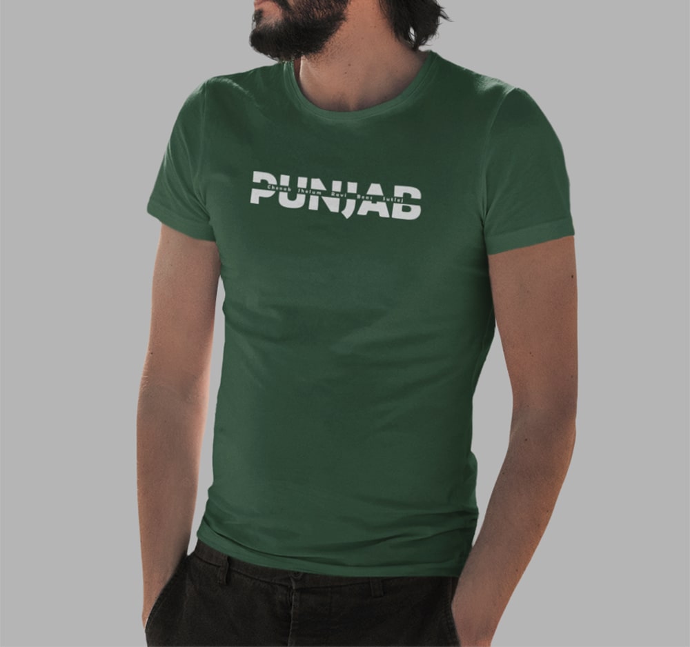 Punjab Rivers Men T Shirt