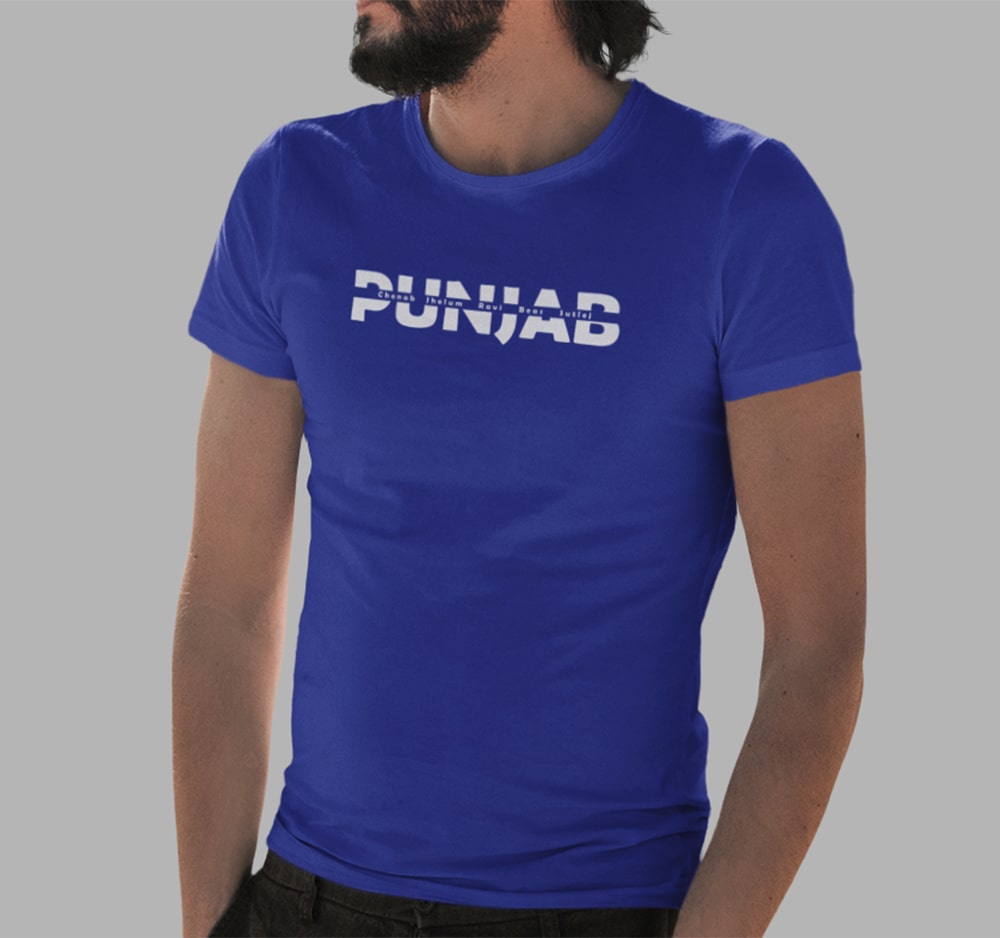 Punjab Rivers Men T Shirt