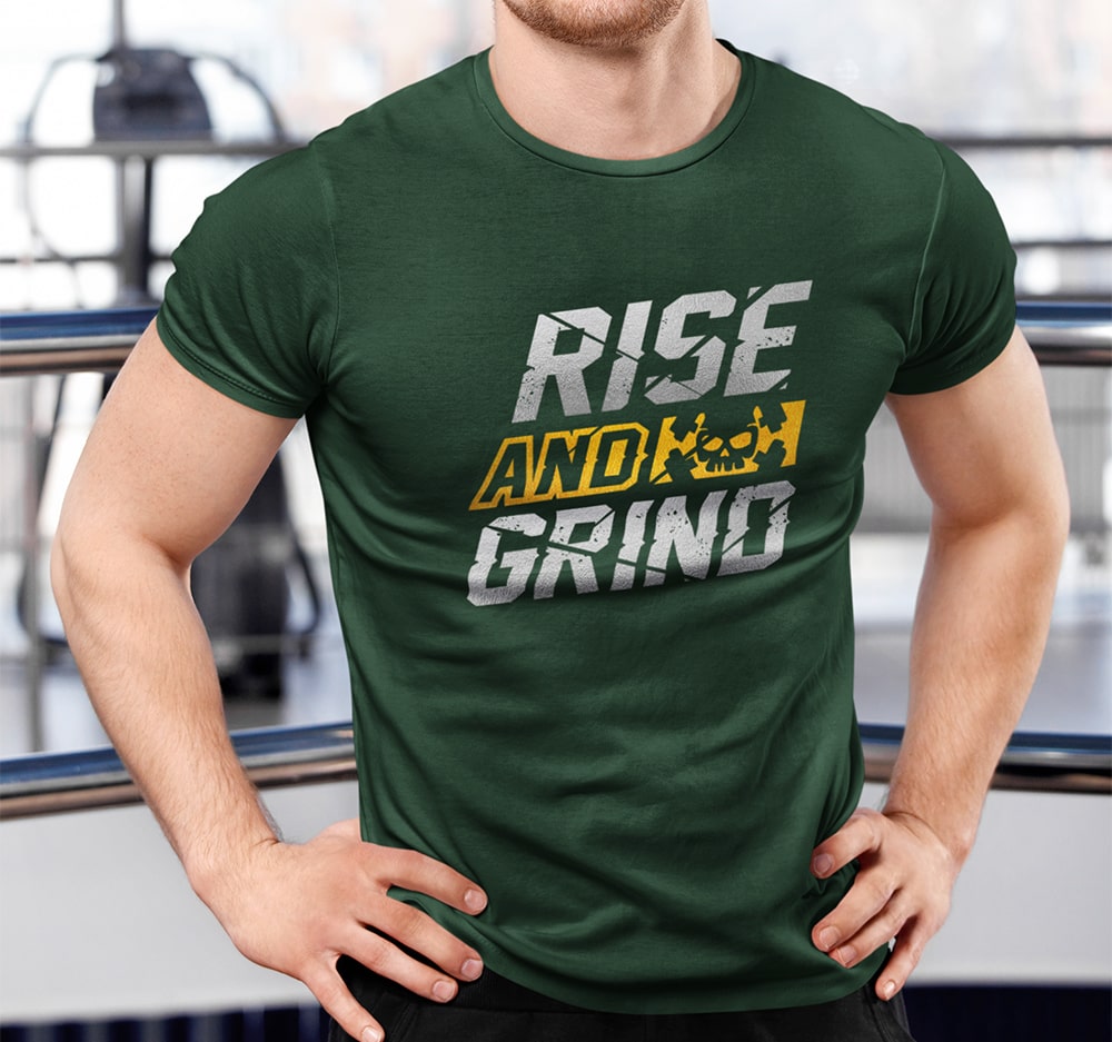 Rise and Grind Gym T Shirt Men