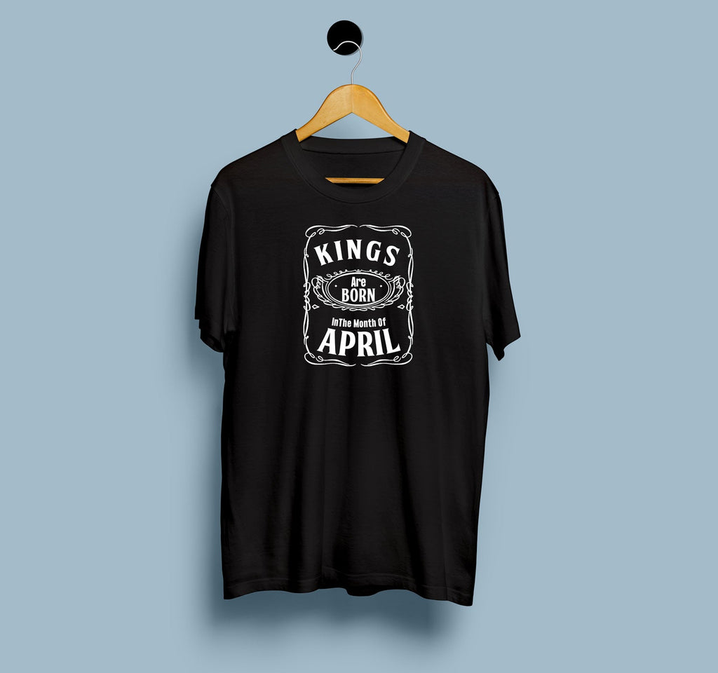 Kings Are Born In April - Men T Shirt