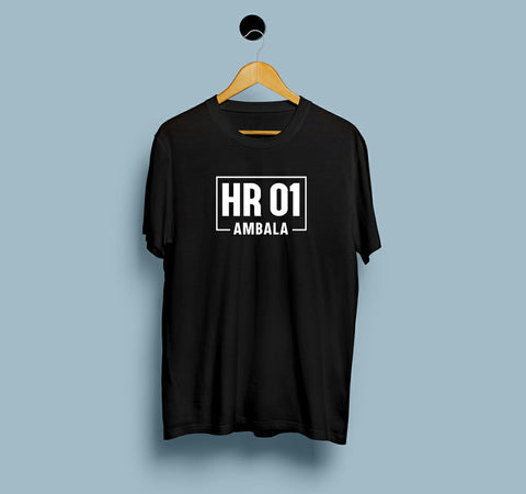 HR 01 Haryana RTO T Shirt
