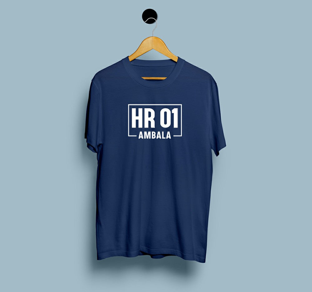 HR 01 Haryana RTO T Shirt