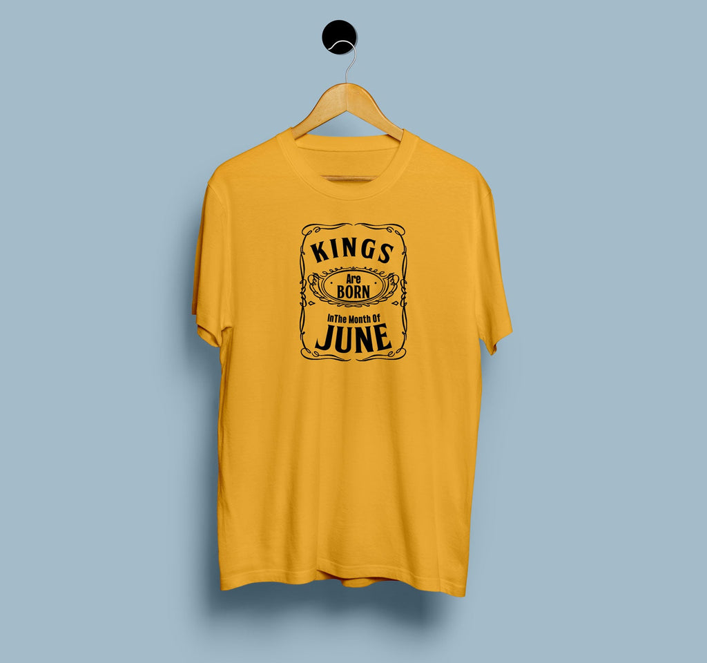 Kings Are Born In June - Men T Shirt