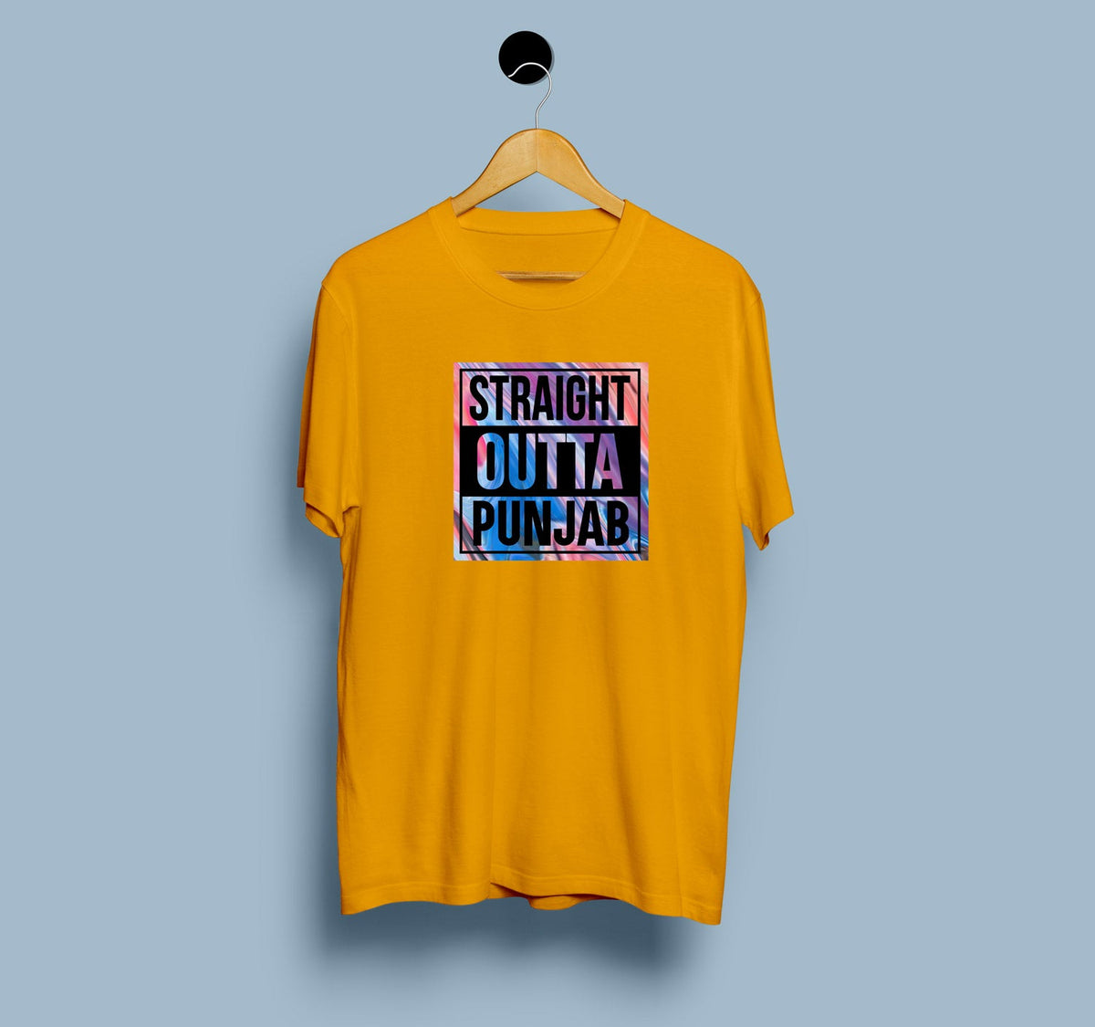 Straight Outta Punjab Men T Shirt