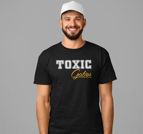 Toxic Gabru - Men Punjabi T Shirt