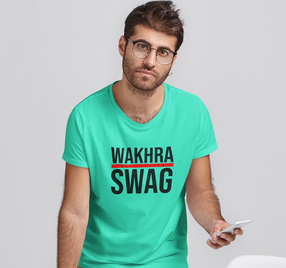 Wakhra Swag Men Punjabi T Shirts