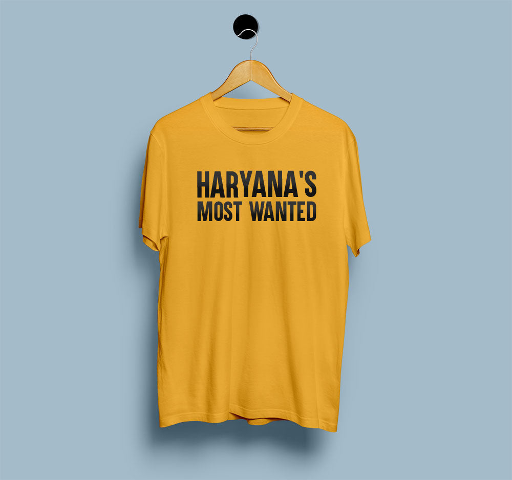 Haryanas Most Wanted T Shirt