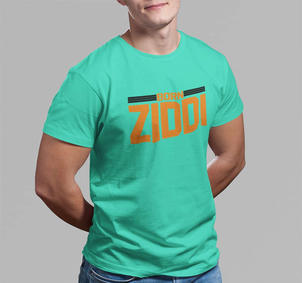 Born Ziddi - Men Punjabi T Shirts