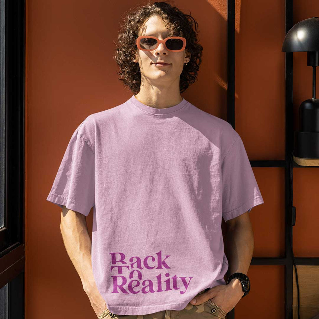 Back To Reality Oversized T Shirt