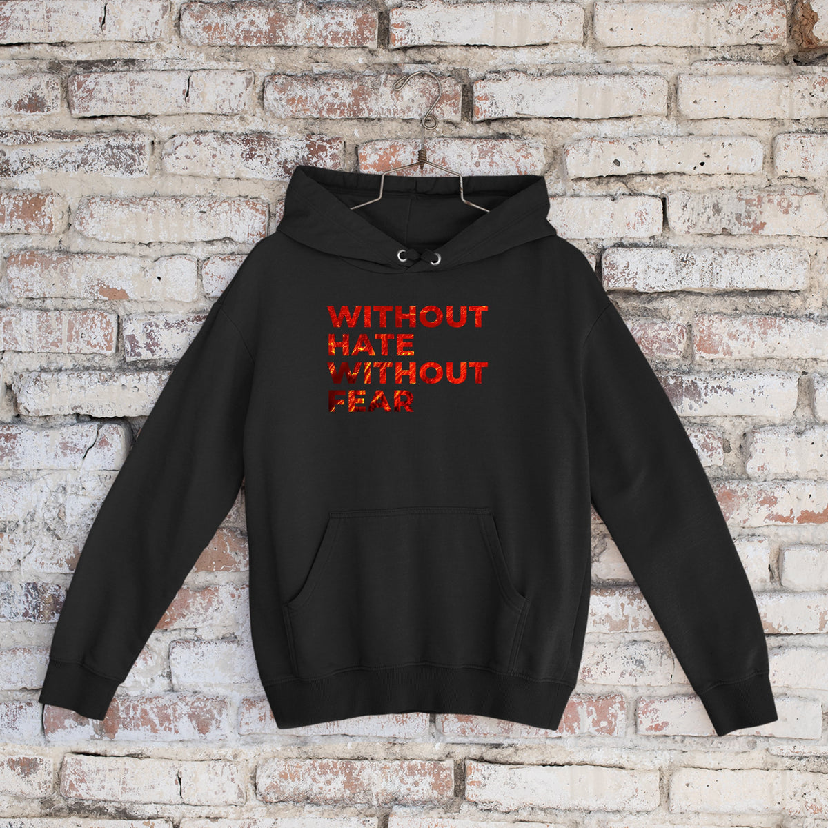 Without Hate Without Fear Men Punjabi Hoodie