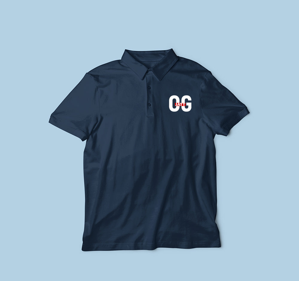 Original Gangster (OG) Jatt Collar Polo T Shirt