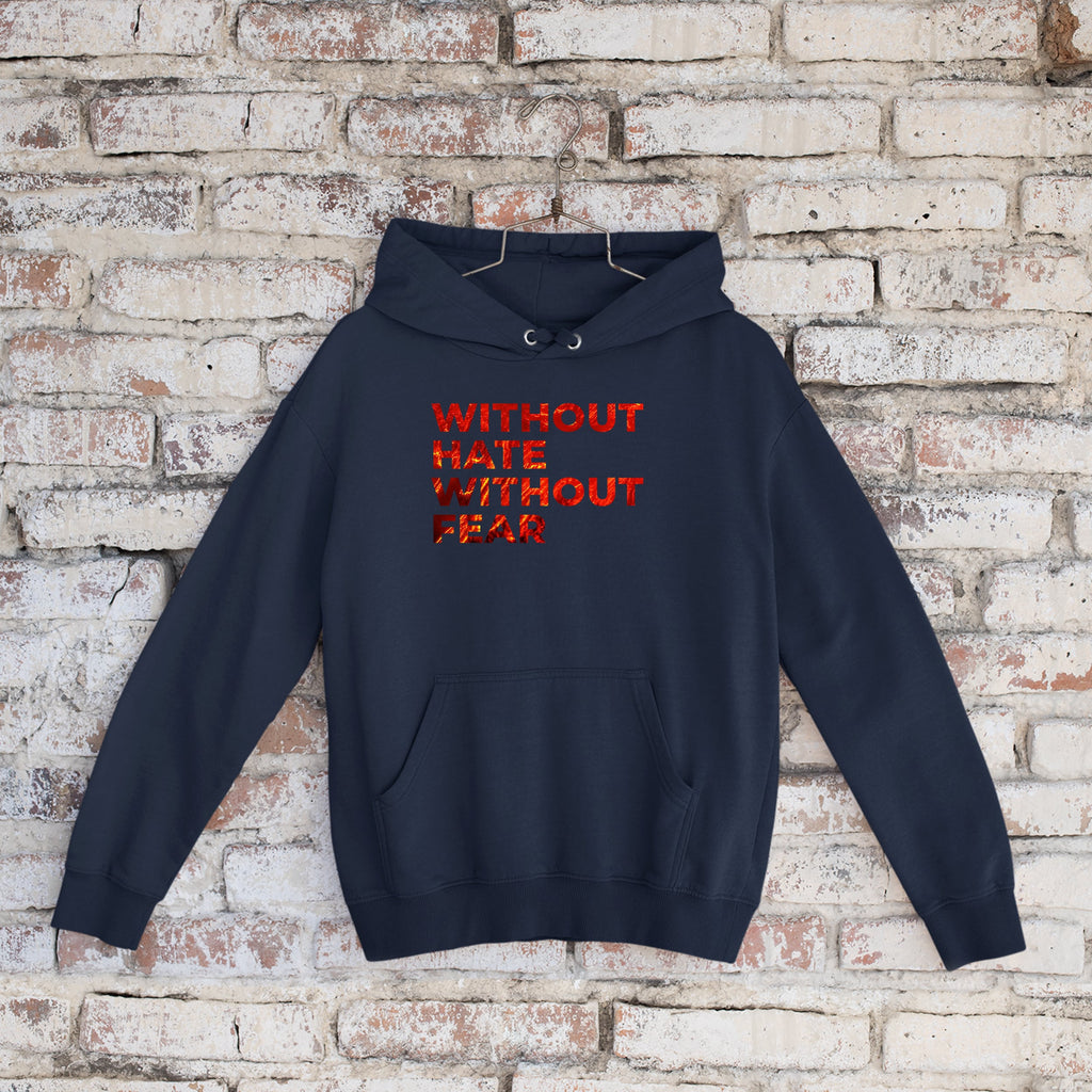 Without Hate Without Fear Men Punjabi Hoodie
