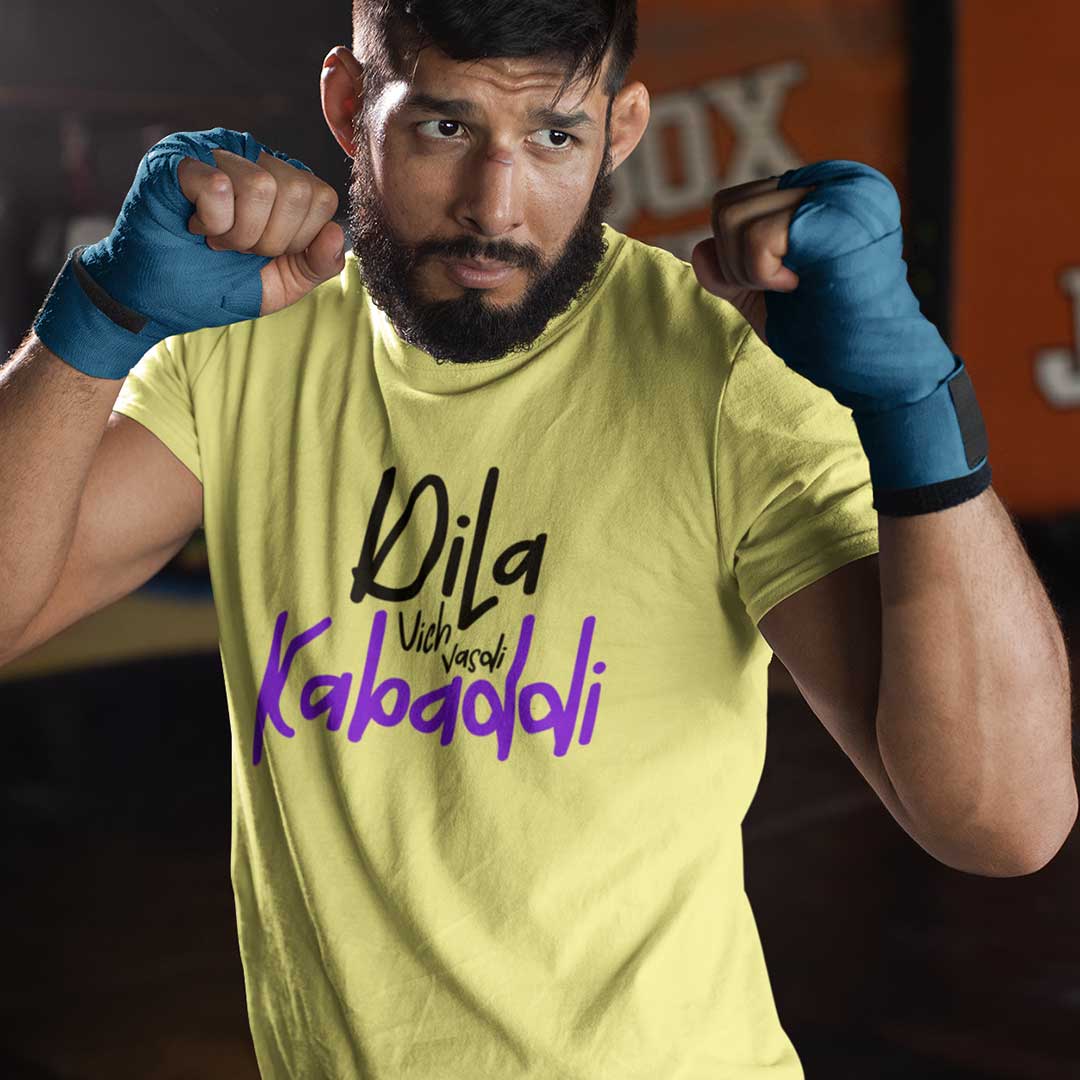 Dil Vich Vassdi Kabaddi - Men T Shirt