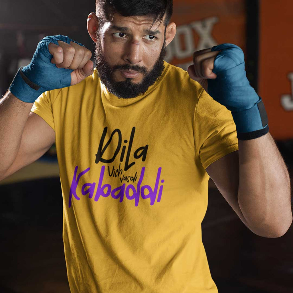 Dil Vich Vassdi Kabaddi - Men T Shirt