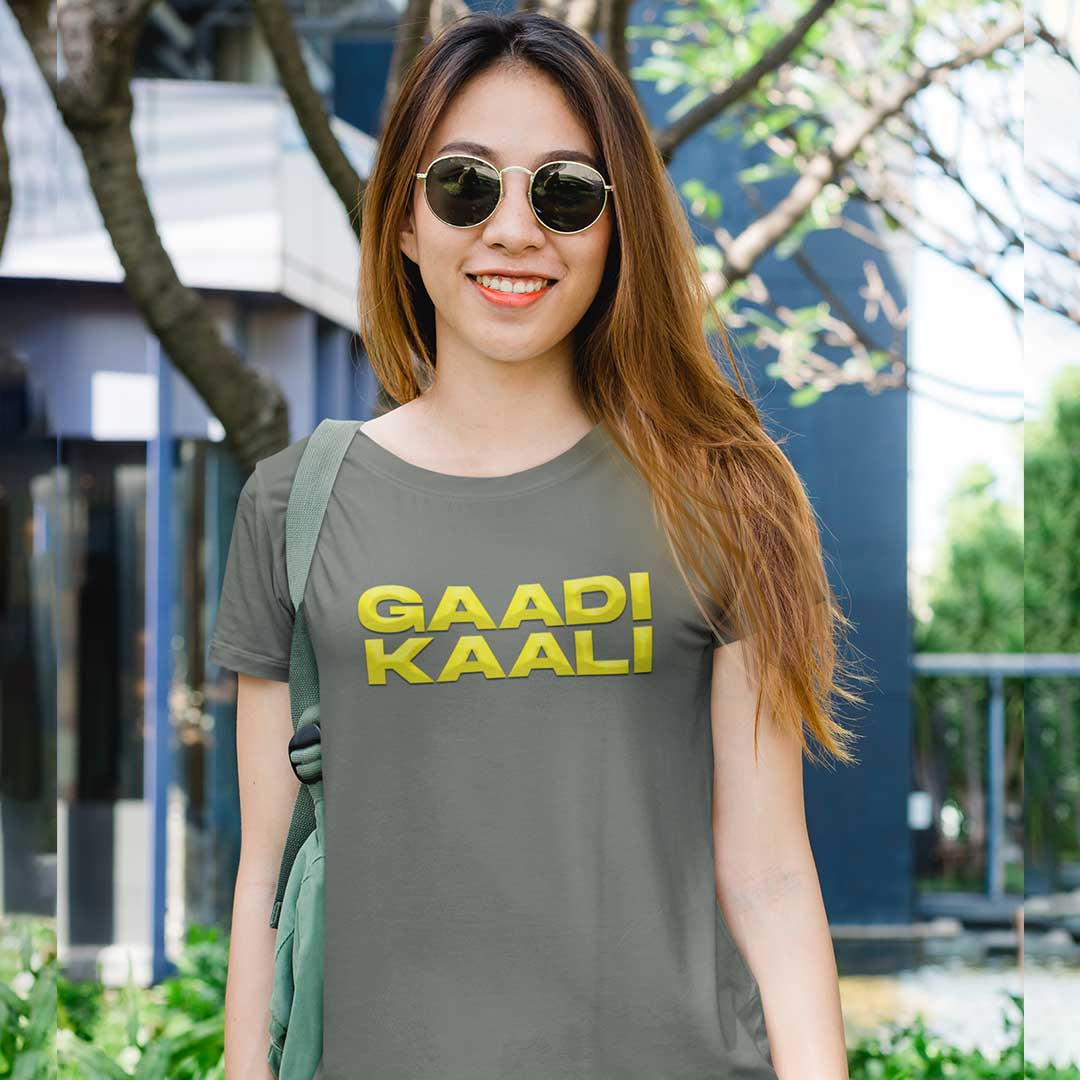 Gaadi Kaali – Women T Shirt
